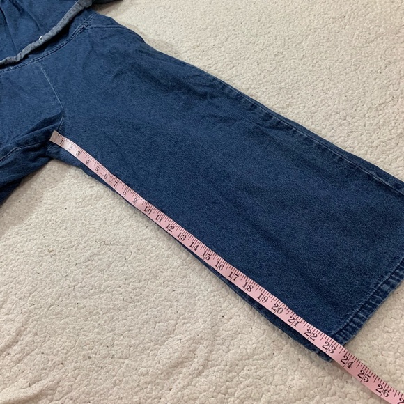 Hei hei Anthropologie denim strapless jumpsuit - Picture 7 of 8